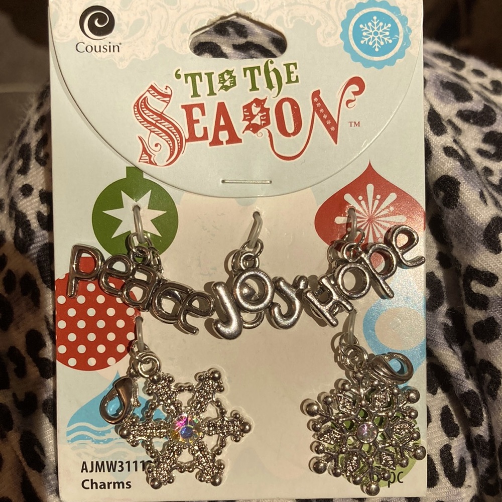 Five charms for charm bracelet/or make your own.